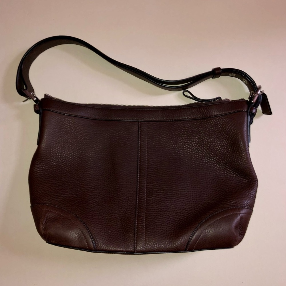 Coach Leather Hobo Bag
